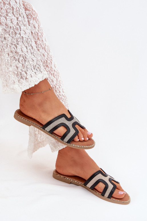 naiste plätud laiade nööridega Must Vereya