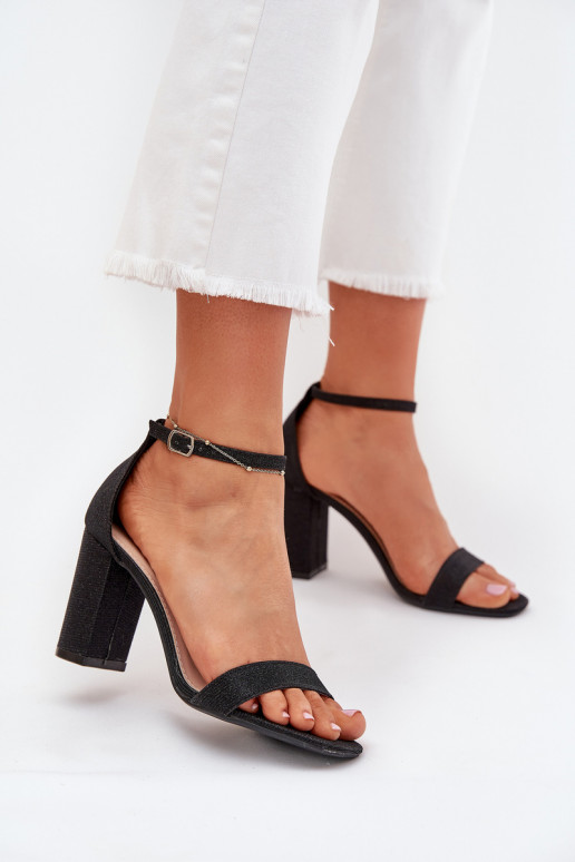 läikiv Naistesandaalid Must Kavina läikiv Naistesandaalid Must Kavina
