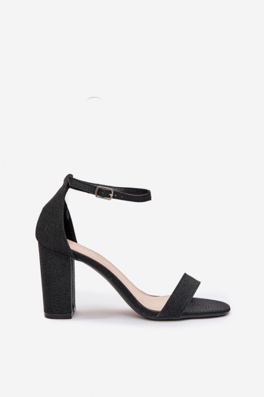 läikiv Naistesandaalid Must Kavina läikiv Naistesandaalid Must Kavina