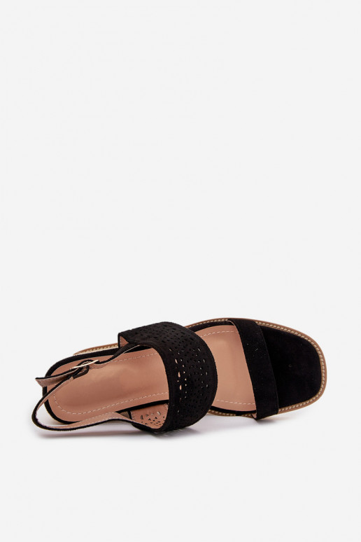 Naistesandaalid    Must Zolira