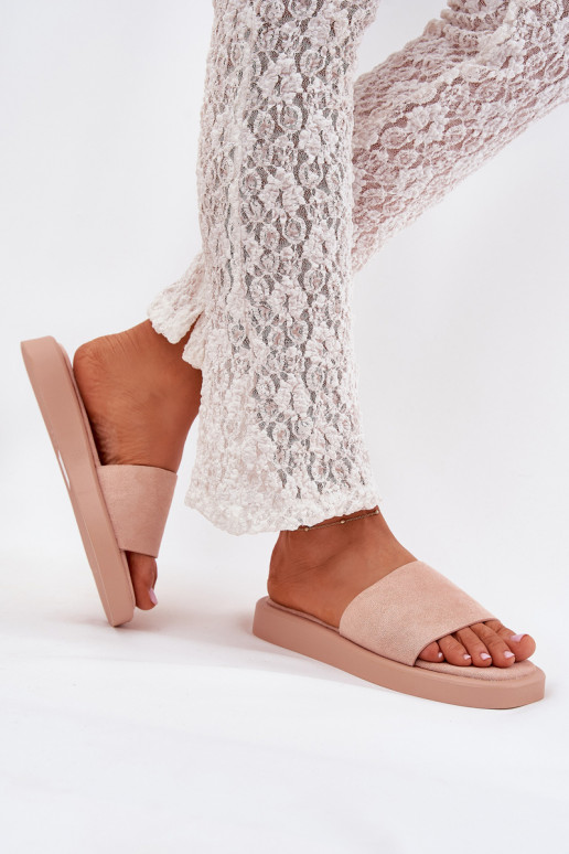 naiste plätud platvormiga Z u tumeroosad värvi Jorina