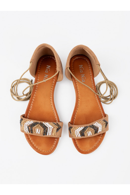 pruunid värvi  z kolorowymi koralikami pruunid värvi  z kolorowymi koralikami