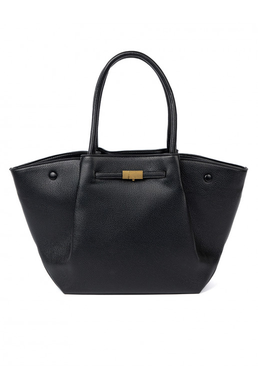 shopperka z fakturowanej skóry ekologicznej  shopperka z fakturowanej skóry ekologicznej