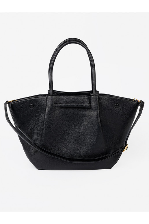 shopperka z fakturowanej skóry ekologicznej  shopperka z fakturowanej skóry ekologicznej