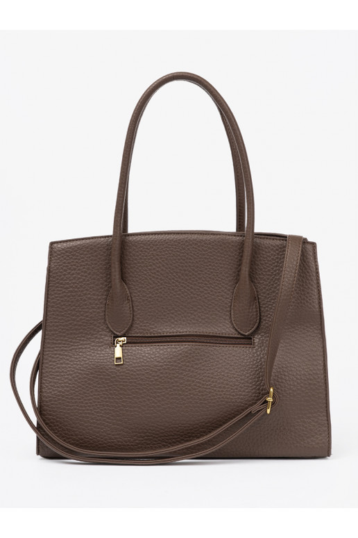 Käekott shopperka z fakturowanej eko skóry Käekott shopperka z fakturowanej eko skóry