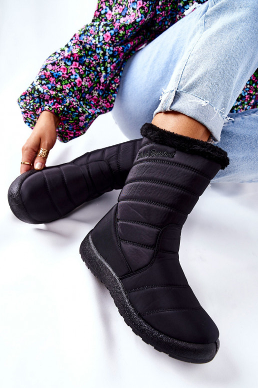   voodriga nööpidega lumesaapad Must Luxina