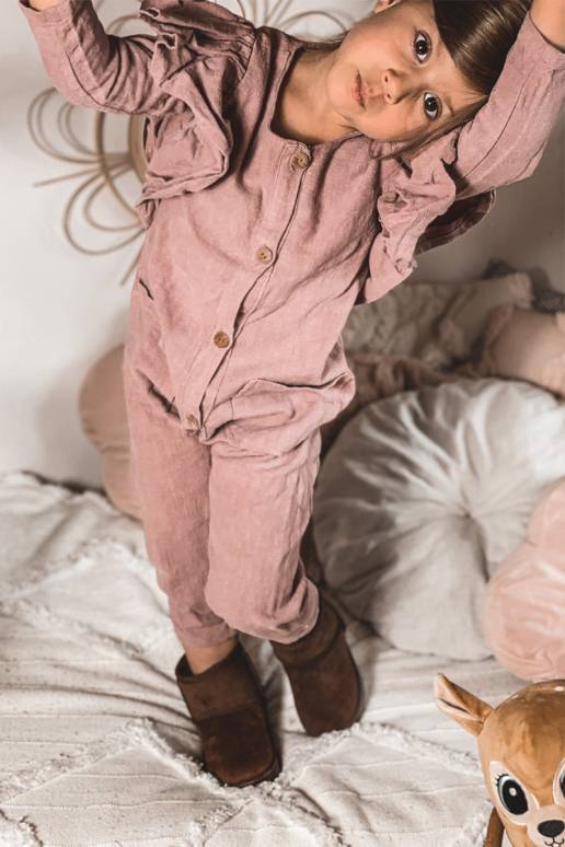 Laste talvesaapad pruunid värvi Gooby Laste talvesaapad pruunid värvi Gooby