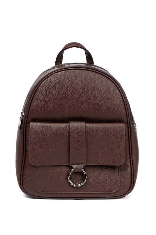 Pruunid värvi Seljakott eko-nahast Pruunid värvi Seljakott eko-nahast