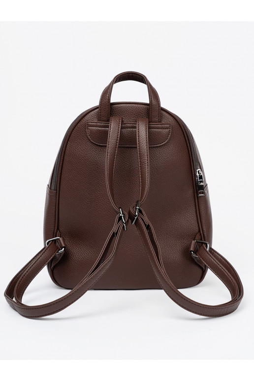 Pruunid värvi Seljakott eko-nahast Pruunid värvi Seljakott eko-nahast