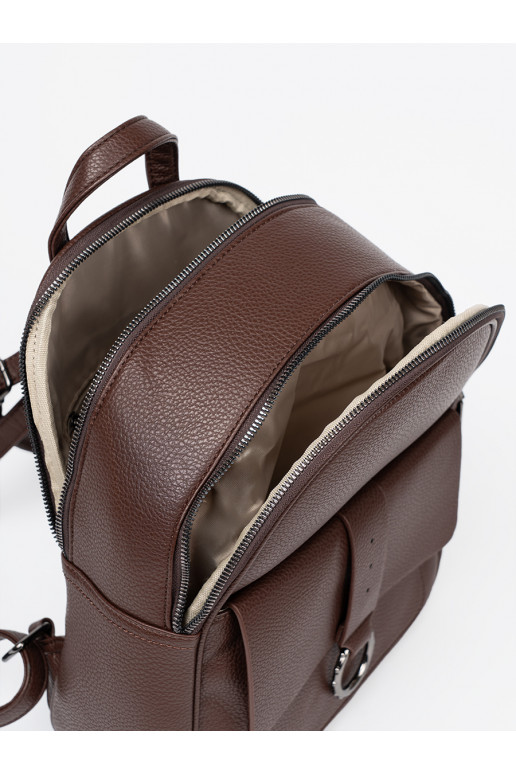 Pruunid värvi Seljakott eko-nahast Pruunid värvi Seljakott eko-nahast