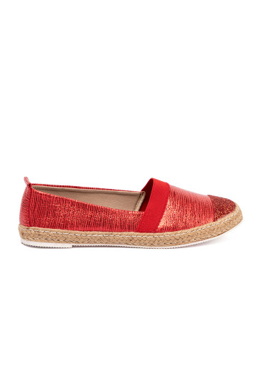 runased espadrillid z błyszczącą nitką