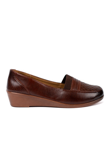Naiste saapad slip-on z fakturowanym noskiem