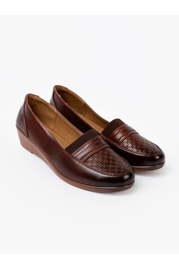 Naiste saapad slip-on z fakturowanym noskiem 2