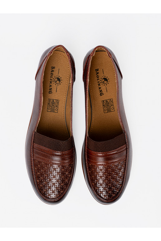  Naiste saapad slip-on z fakturowanym noskiem