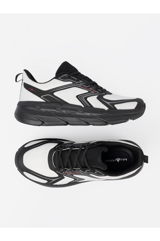 naiste kingad valge värv Mustad z siateczkową strukturą McArthur  naiste kingad valge värv Mustad z siateczkową strukturą McArthur