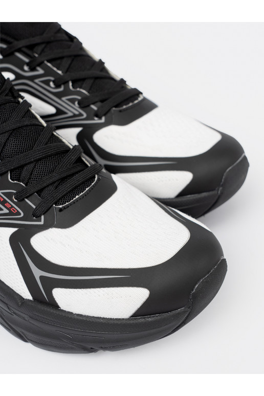 naiste kingad valge värv Mustad z siateczkową strukturą McArthur  naiste kingad valge värv Mustad z siateczkową strukturą McArthur