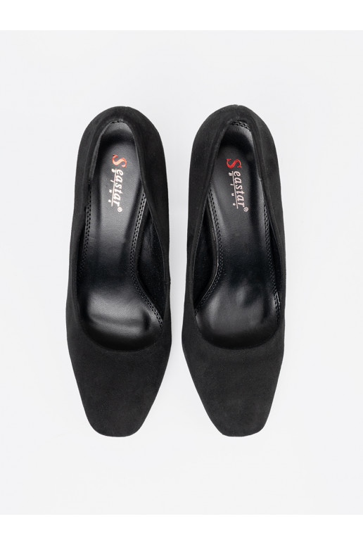 seemisnakhsed Kingad kõrge jämeda kontsaga