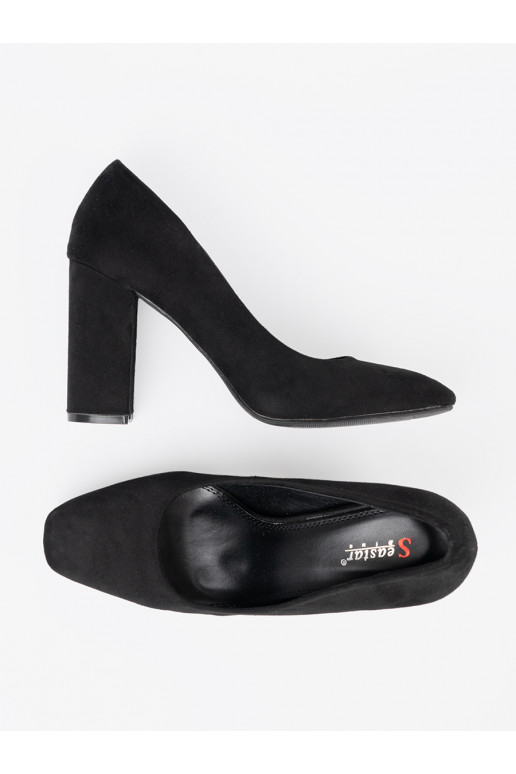 seemisnakhsed Kingad kõrge jämeda kontsaga