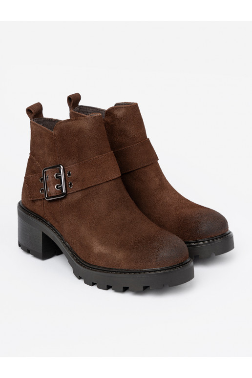 Hn d kotn kov kožen boty s ozdobnou sponou Hn d kotn kov kožen boty s ozdobnou sponou