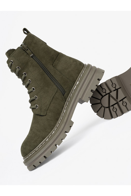 khakivärvi  Saapad z zamszowym wykończeniem Sergio Leone