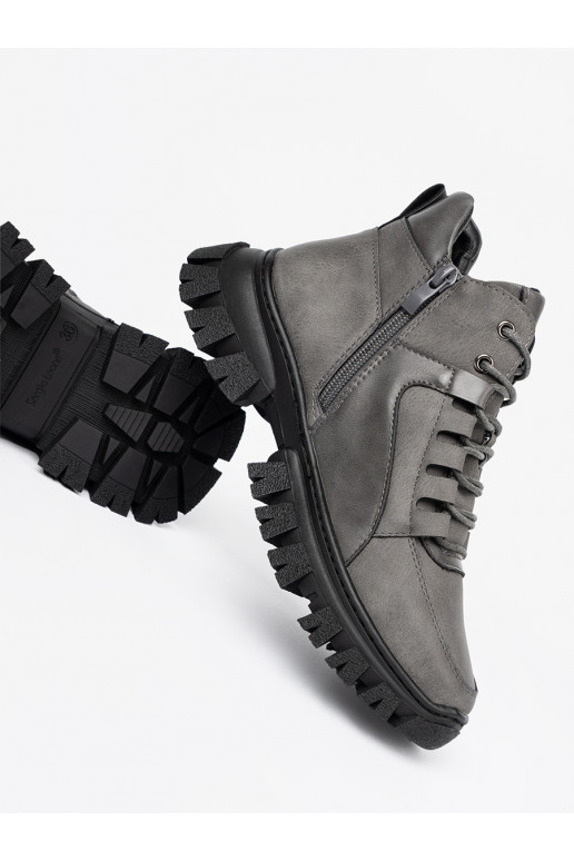 Halli värvi  Saapad z grubą podeszwą Sergio Leone