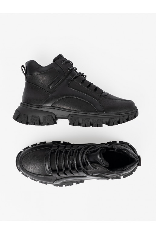 Must  Saapad z grubą podeszwą Sergio Leone