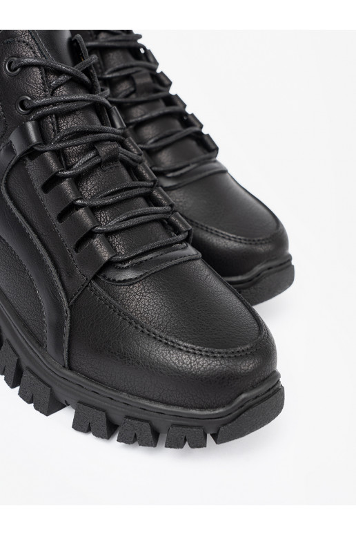 Must  Saapad z grubą podeszwą Sergio Leone