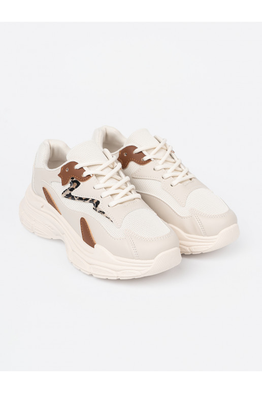 beeži värvi Massiivse platvormiga tossud mudelkingad