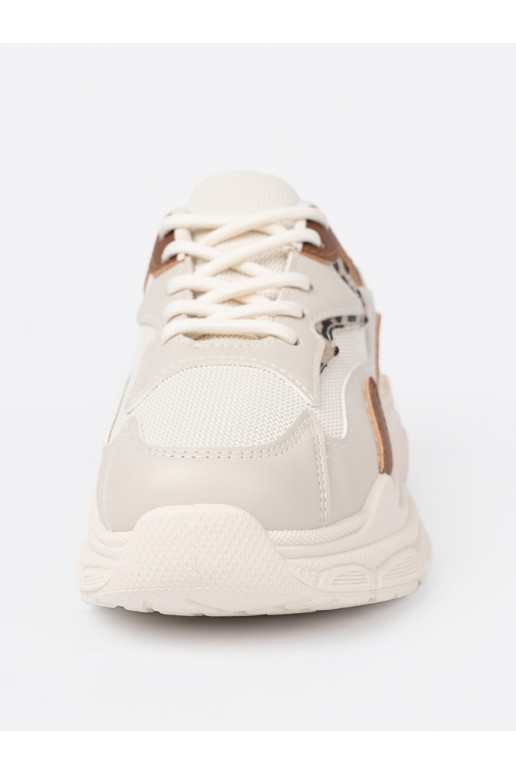 beeži värvi Massiivse platvormiga tossud mudelkingad