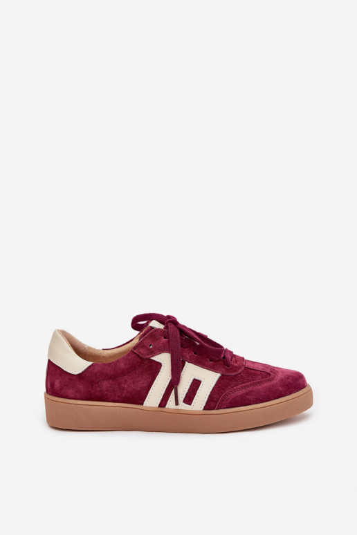 Suedes naiste spordistiilis kingad „Vinceza 79557" bordo värvi