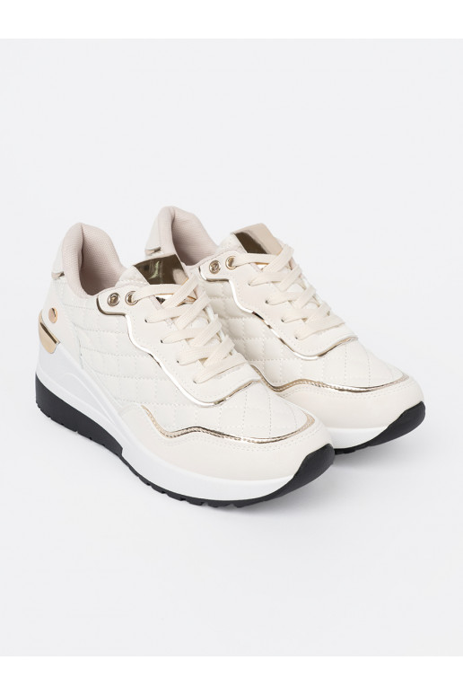 beeži värvi Naiste kingad z połyskującymi mi akcentami