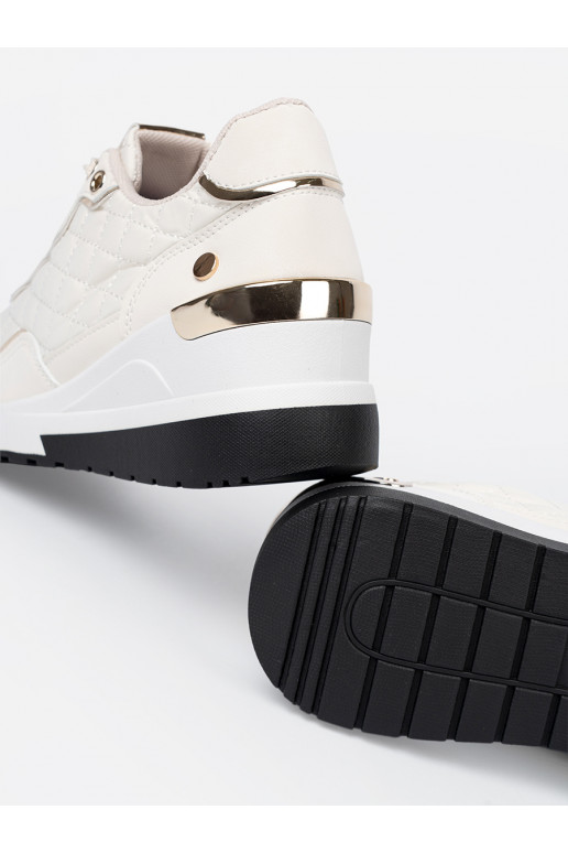 beeži värvi Naiste kingad z połyskującymi mi akcentami