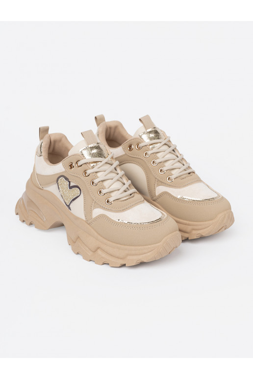 beeži värvi Naiste kingad z ozdobnym m m