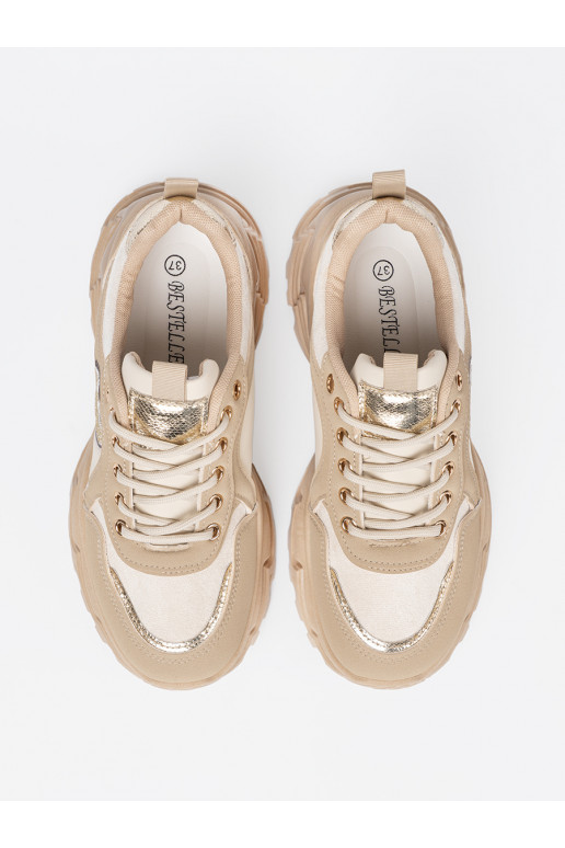 beeži värvi Naiste kingad z ozdobnym m m