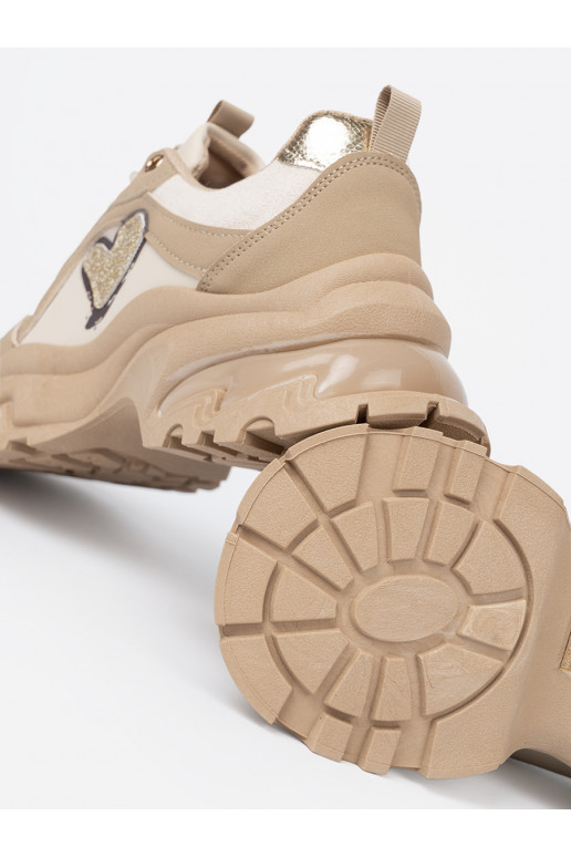 beeži värvi Naiste kingad z ozdobnym m m