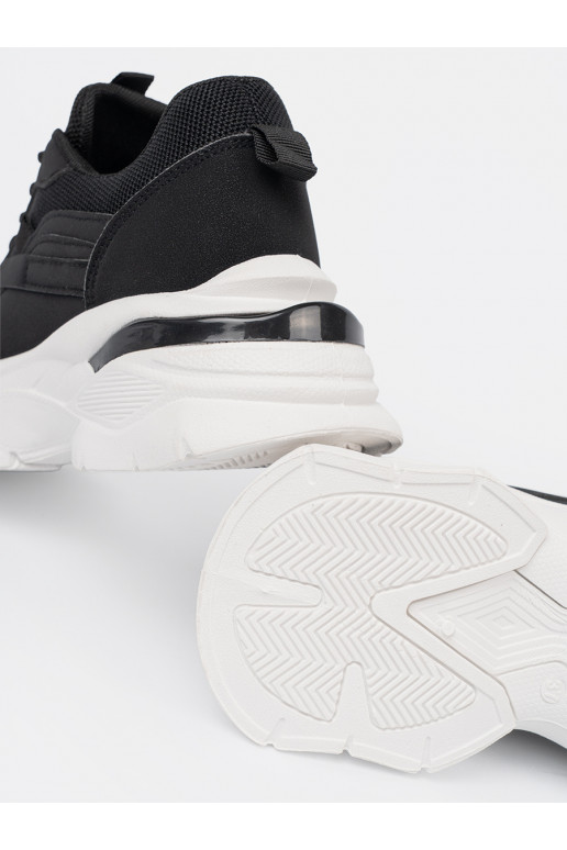 Must  Naiste kingad na grubej valge värvj podeszwie