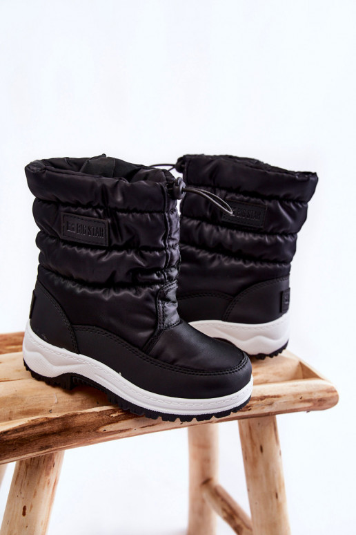 Nööpidega lumesaapad tõmblukuga Big Star KK374235 Must Nööpidega lumesaapad tõmblukuga Big Star KK374235 Must