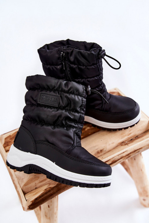 Nööpidega lumesaapad tõmblukuga Big Star KK374235 Must Nööpidega lumesaapad tõmblukuga Big Star KK374235 Must