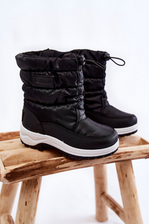 Nööpidega lumesaapad tõmblukuga Big Star KK374235 Must Nööpidega lumesaapad tõmblukuga Big Star KK374235 Must