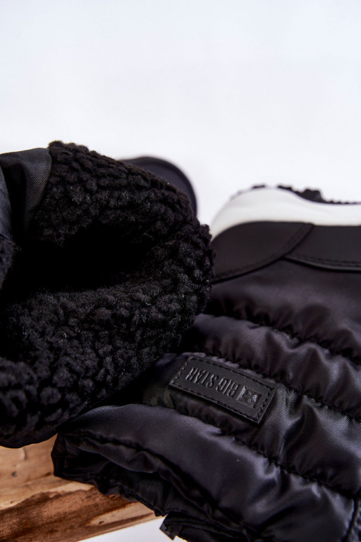 Nööpidega lumesaapad tõmblukuga Big Star KK374235 Must Nööpidega lumesaapad tõmblukuga Big Star KK374235 Must