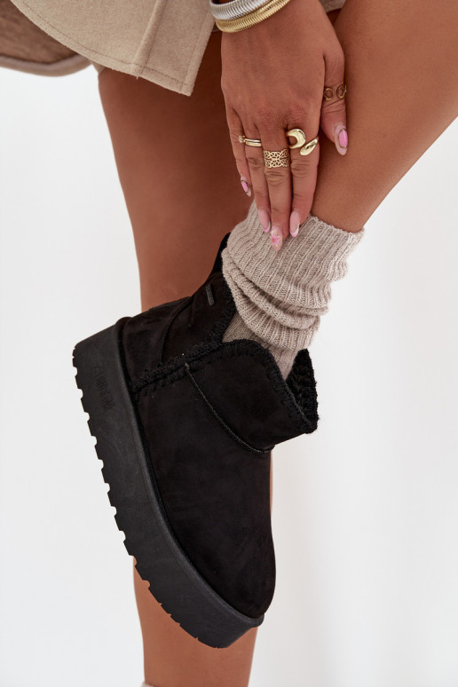 nööpidega lumesaapad  platvormiga Z Przeszyciami Big Star SS274128 Must