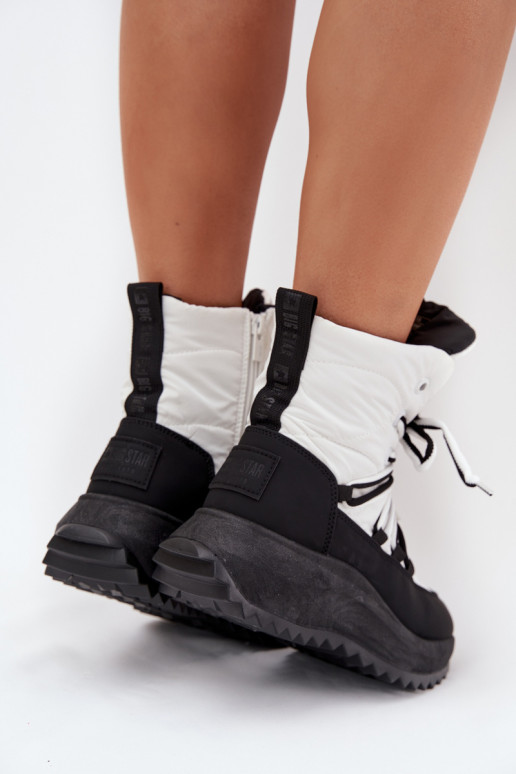 nööpidega lumesaapad   Big Star SS274060 Valget-Must