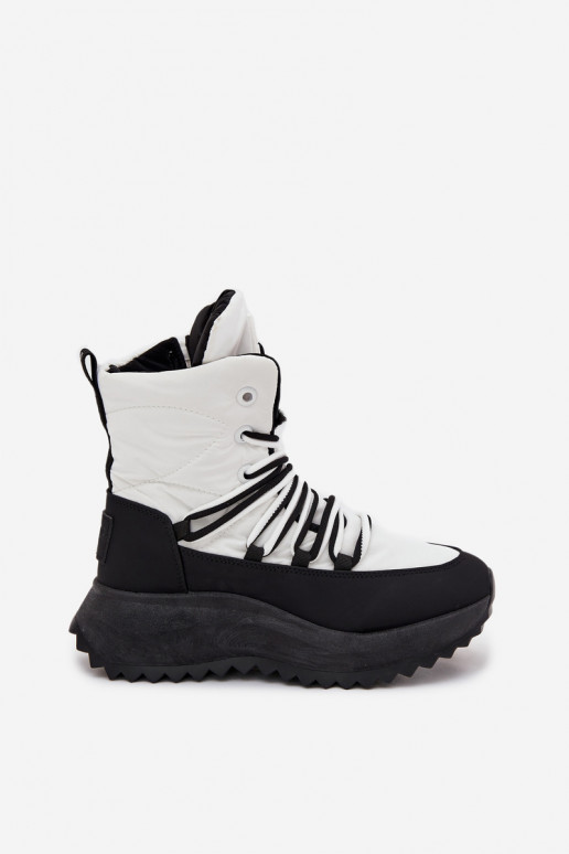 nööpidega lumesaapad   Big Star SS274060 Valget-Must