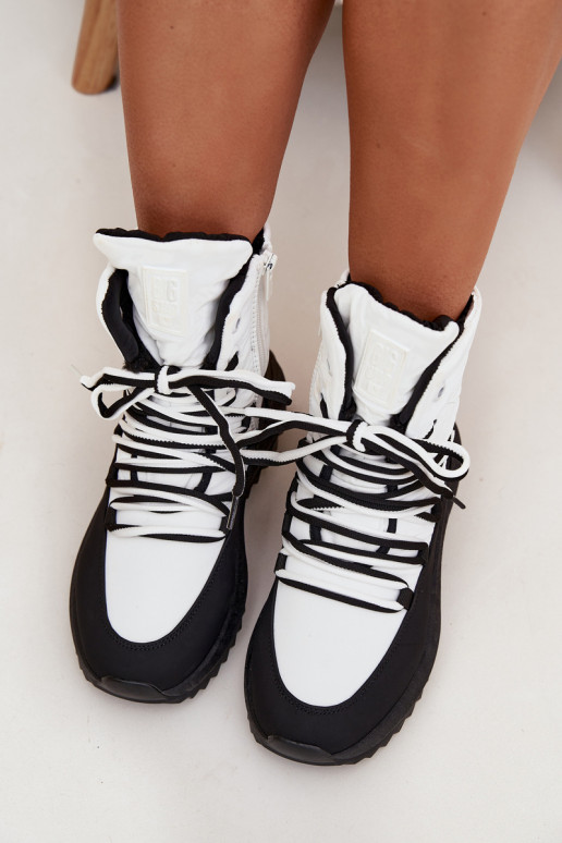 nööpidega lumesaapad   Big Star SS274060 Valget-Must