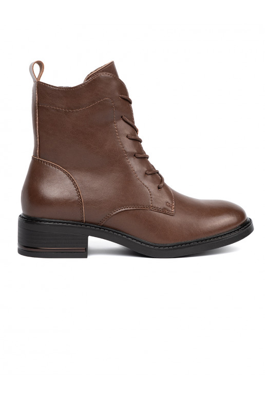 pruunid värvi  lumesaapad z niskim obcasem Sergio Leone