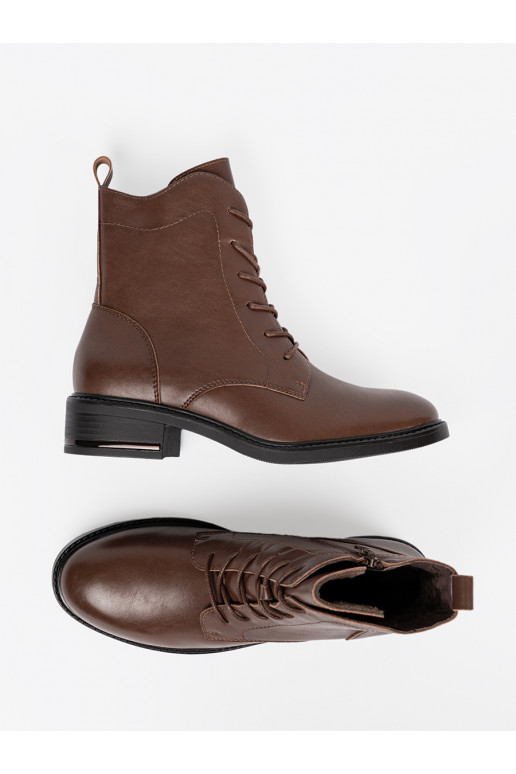 pruunid värvi  lumesaapad z niskim obcasem Sergio Leone