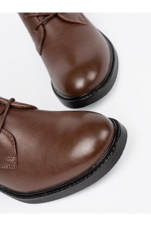 pruunid värvi  lumesaapad z niskim obcasem Sergio Leone