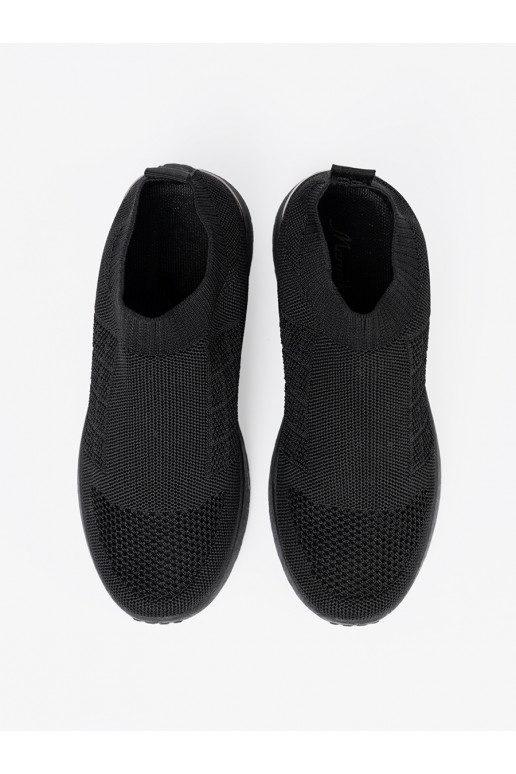 Must spordijalatsidy slip-on z siateczkową cholewką