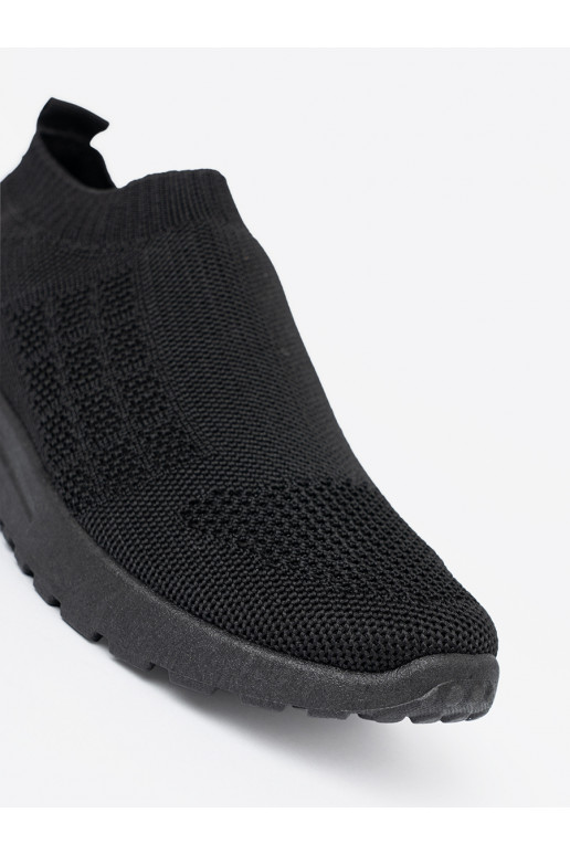 Must spordijalatsidy slip-on z siateczkową cholewką