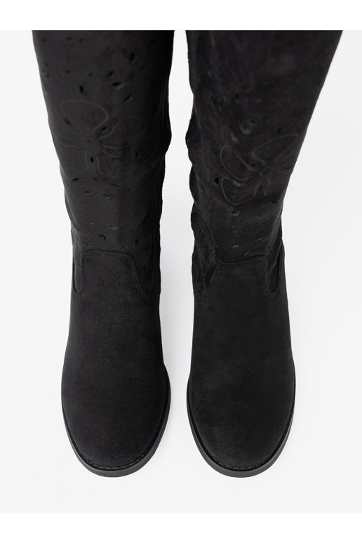 seemisnakhsed Mustad pikad saapad przed kolano